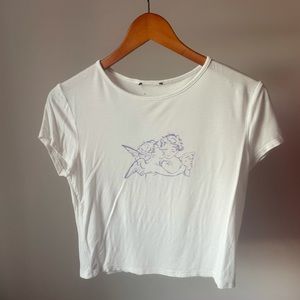 Lavender DIY Painted Angel Baby S/S T Shirt